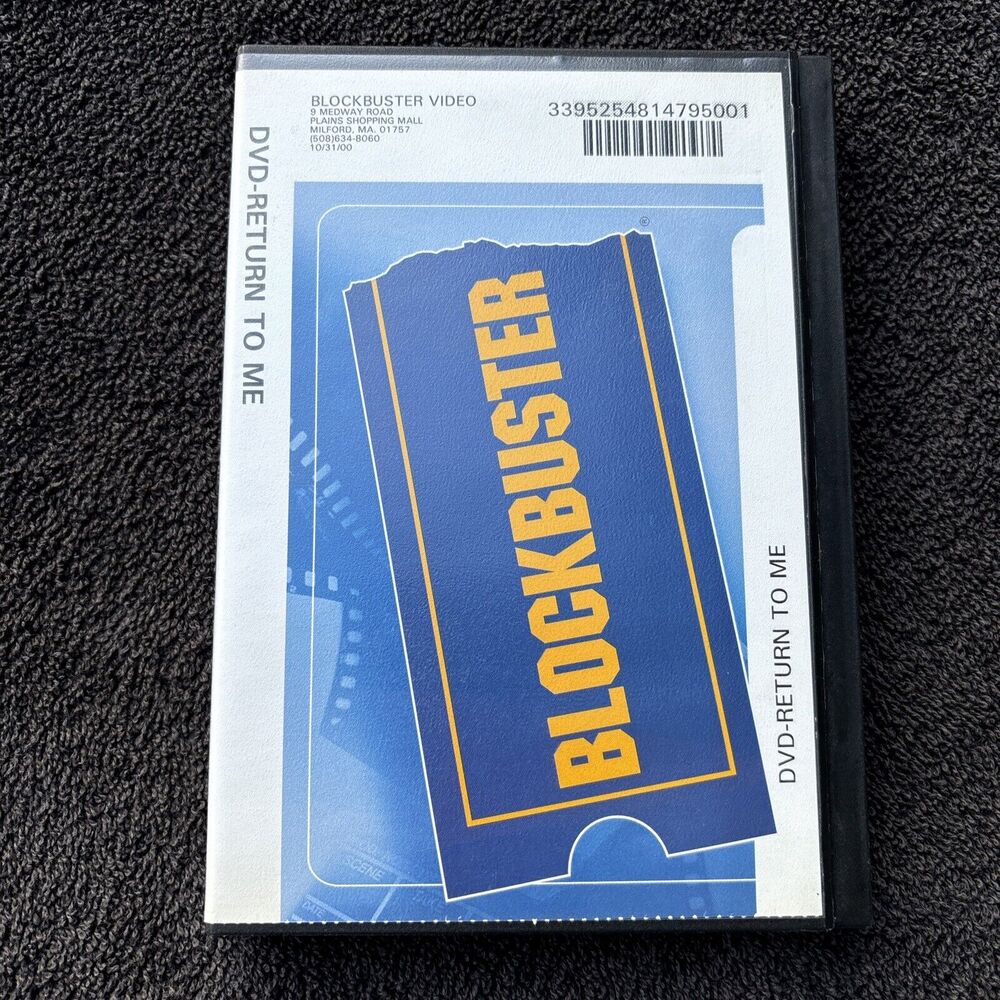 blockbuster dvd rental Case And DVD return to me David Duchovny Minnie Driver - Picture 2 of 7